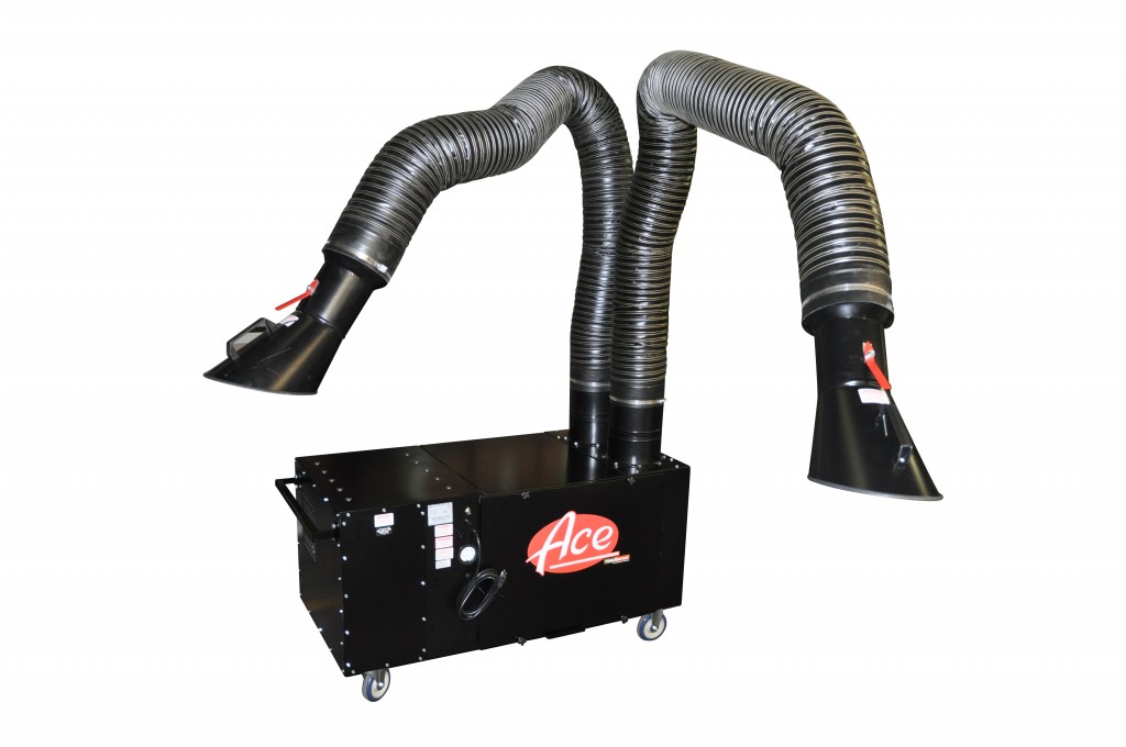 73601DA Dual Arm Mobile Fume Extractor Ace Industrial ProductsAce