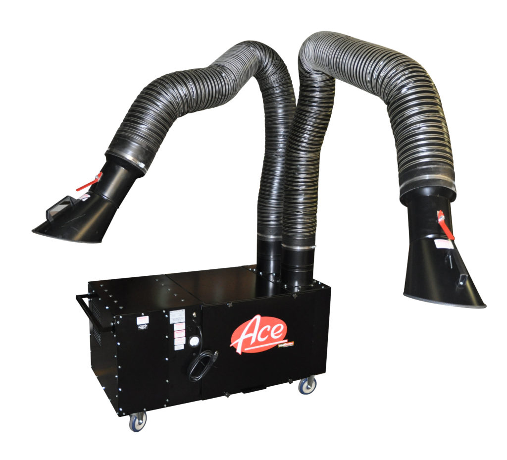 73601DA Dual Arm Mobile Fume Extractor Ace Industrial Products
